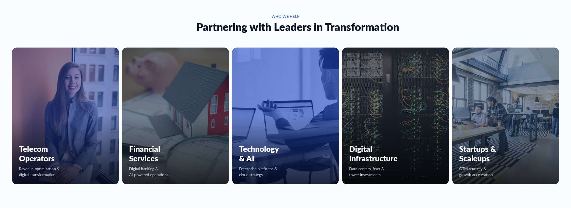 Enterprise leaders collaborating on transformation strategy