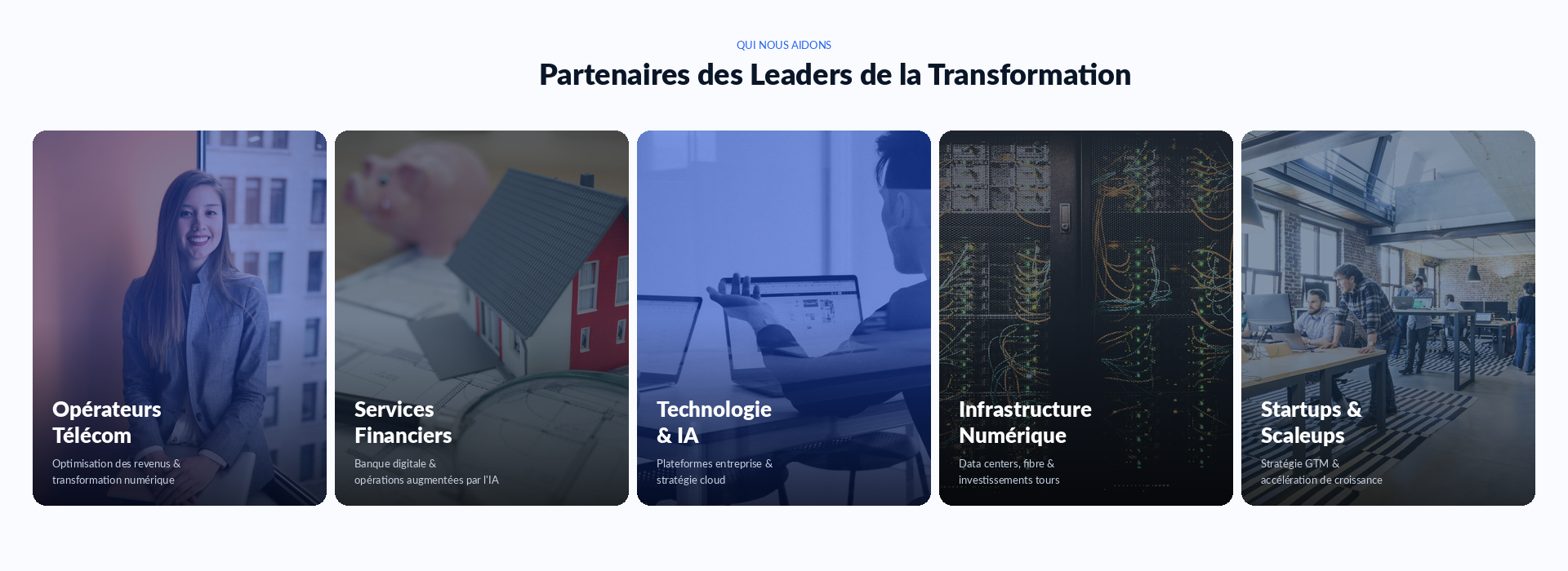 Enterprise leaders collaborating on transformation strategy