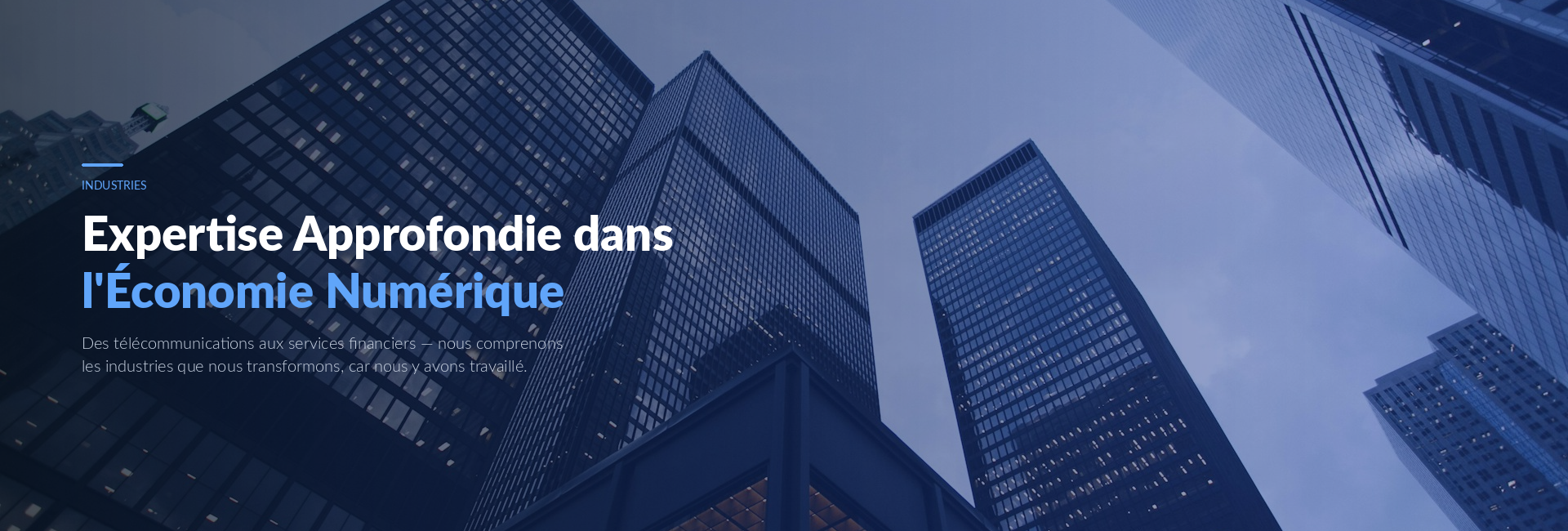 Telcotank industry sectors — telecom, financial services, technology, infrastructure